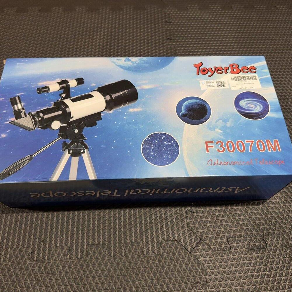 Telescope (70mm Aperture) with a Phone Adapter & Wireless Remote